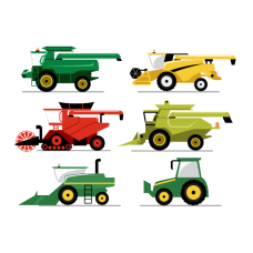 281645Z foaie de zahar cu tractor si masini agricole 30x20cm ideale pentru caketoppers sau braulete de pus jur imprejur la tort